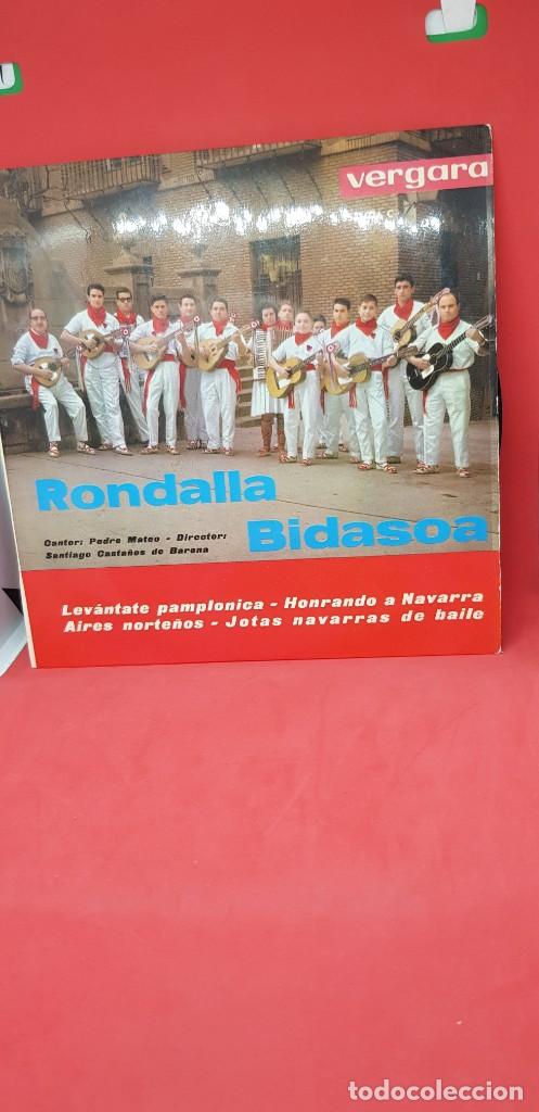 Discos de vinilo: RONDALLA BIDASOA. LEV&Aacute;NTATE PAMPLONICA. 1963 - Foto 1