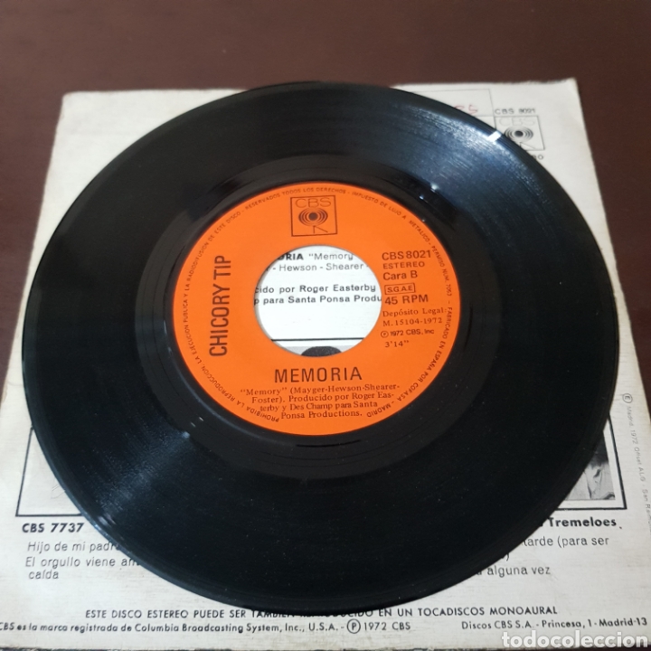 Discos de vinilo: CHICORY TIP 1972 COMO TE LLAMAS ? - Foto 4