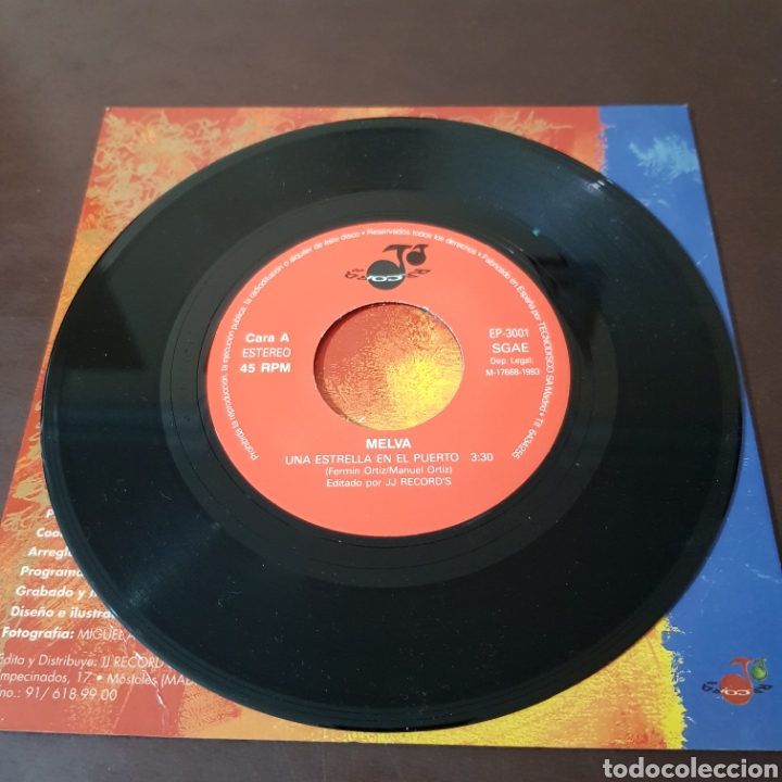 Discos de vinilo: MELVA - UNA ESTRELLA EN EL PUERTO - Foto 3
