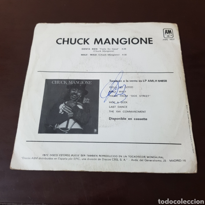 Discos de vinilo: CHUCK MANGIONE - SIENTA BIEN - Foto 2