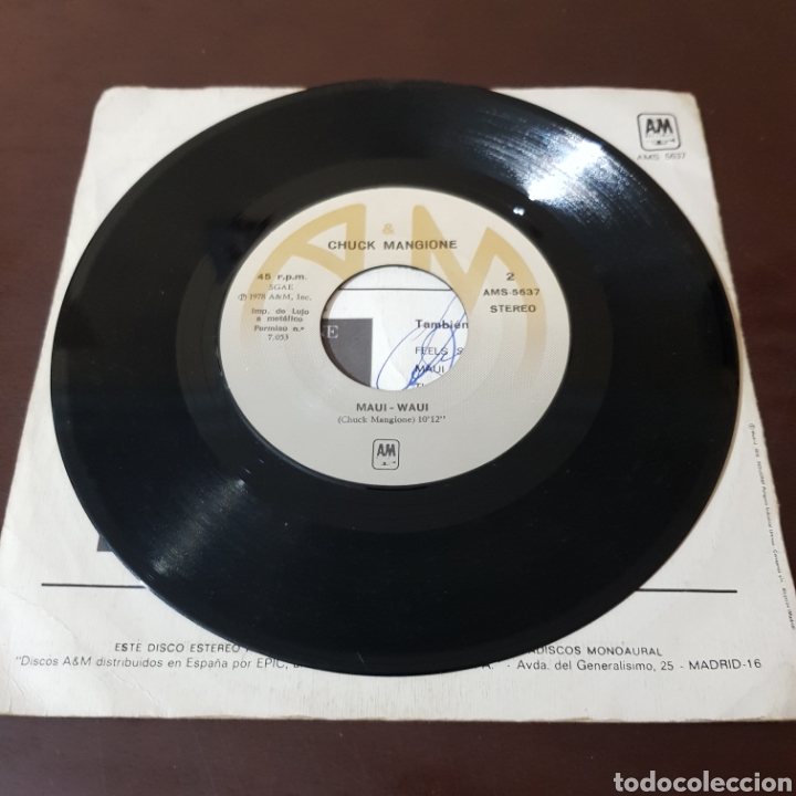 Discos de vinilo: CHUCK MANGIONE - SIENTA BIEN - Foto 4