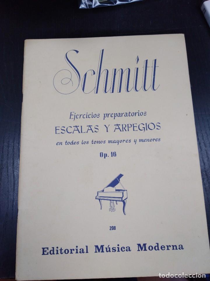 Discos de vinilo: Schmitt. Escalas y arpegio. Partituras - Foto 1