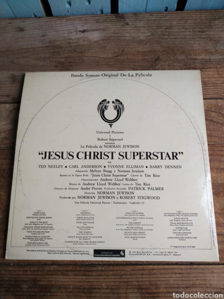 Discos de vinilo: Disco doble de vinilo Jesus Christ Superstar - Foto 6 - 198913523