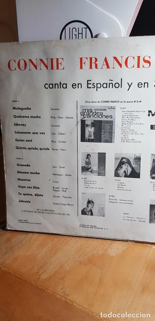 Discos de vinilo: CONNIE FRANCIS EN ESPA&Ntilde;OL 1964 - Foto 2