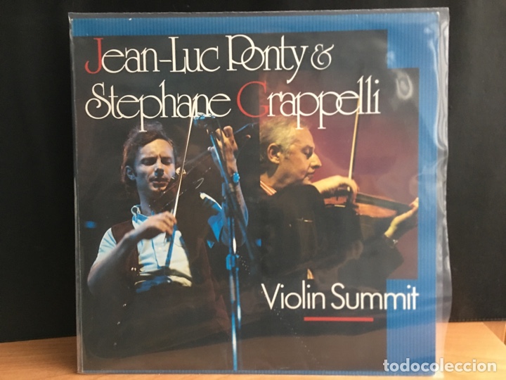 Discos de vinilo: Jean-Luc Ponty & Stephane Grappelli: Violin Summit (LP) - Foto 1