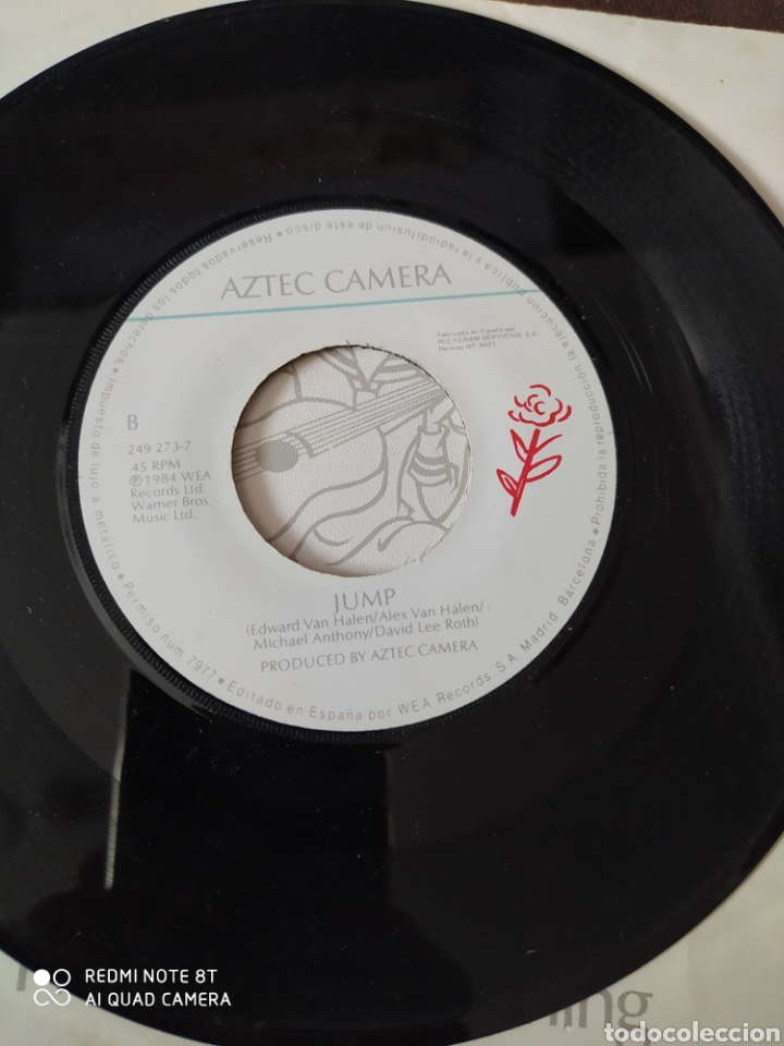 Discos de vinilo: AZTEC CAMERA. ALL I NEED IS EVERYTHING. SILGLE VINILO. A&Ntilde;O 1984. - Foto 2
