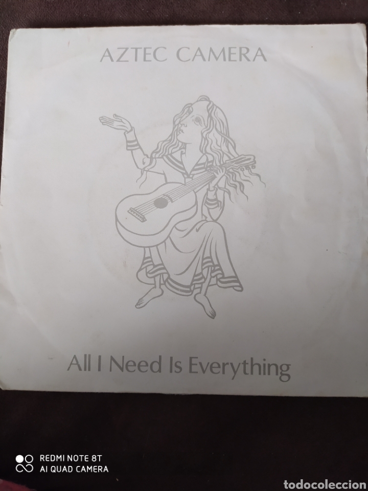 Discos de vinilo: AZTEC CAMERA. ALL I NEED IS EVERYTHING. SILGLE VINILO. A&Ntilde;O 1984. - Foto 1