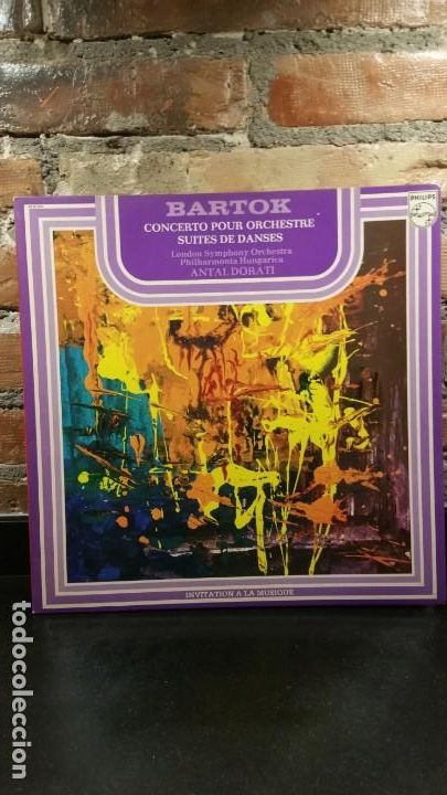 Discos de vinilo: BARTOK  CONCERTO POUR ORCHESTRE SUITES DE DANSES LP - Foto 1