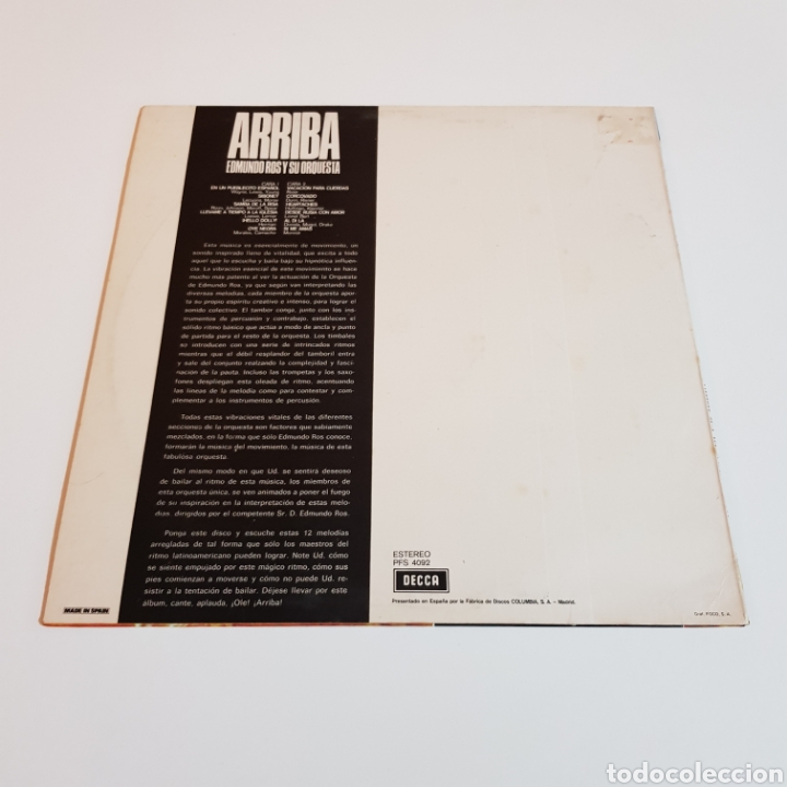 Discos de vinilo: EDMUNDO ROS Y SU ORQUESTA - Foto 2