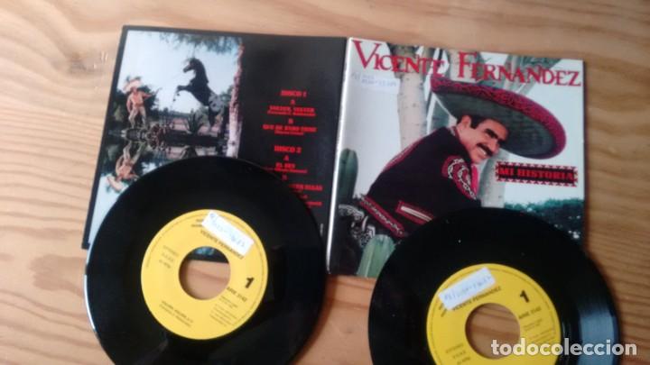 Disques de vinyle: SINGLE(VINILO)-PROMOCION DOBLE- DE VIVENTE FERNANDEZ  A&Ntilde;OS 90 ( RARO)