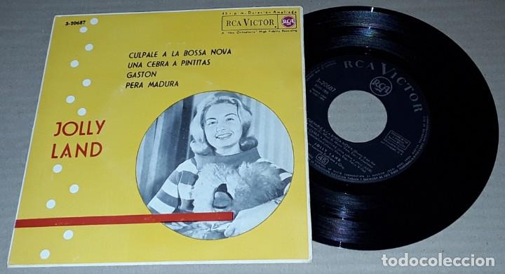 Disques de vinyle: EP- JOLLY LAND - CULPALE A LA BOSSA NOVA / UNA CEBRA A PINTITAS / GASTON / PERA MADURA -  JOLLY LAND