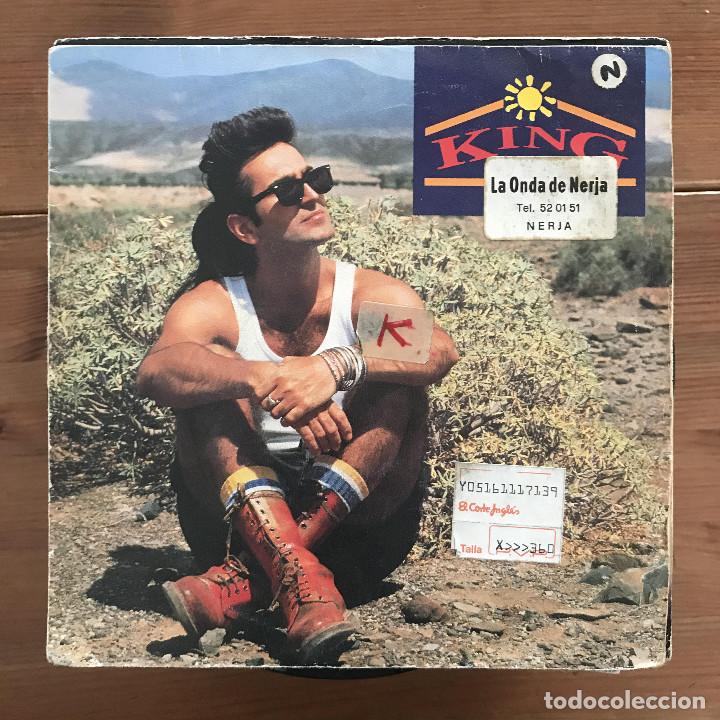 Discos de vinilo: KING - ALONE WITHOUT YOU - SINGLE CBS SPAIN 1985 - Foto 1