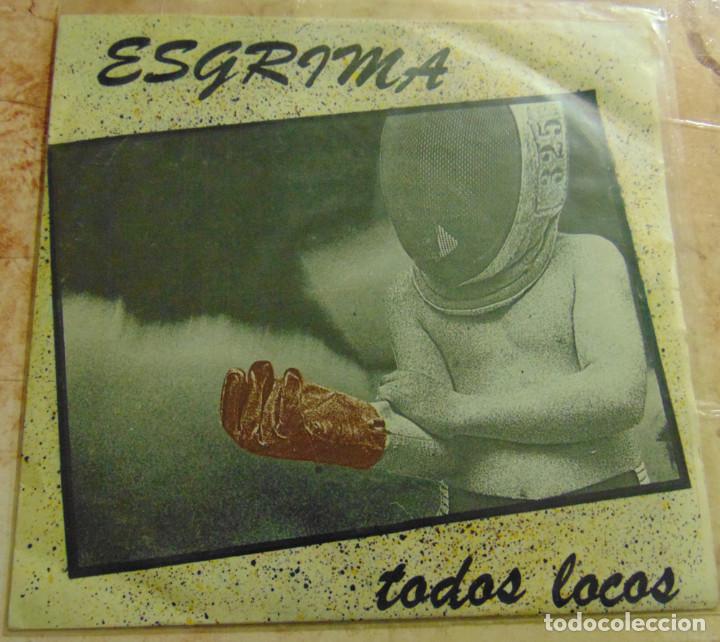 Discos de vinilo: Esgrima &ndash; Todos Locos - SINGLE 1983 - Foto 1