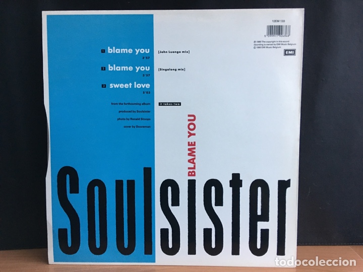 Discos de vinilo: Soulsister - Blame You (12&rdquo;, Maxi) - Foto 2