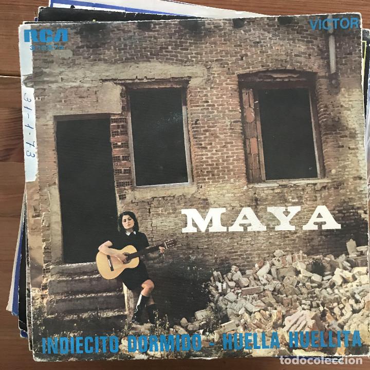 Discos de vinilo: MAYA - INDIECITO DORMIDO - SINGLE RCA 1968 - Foto 1