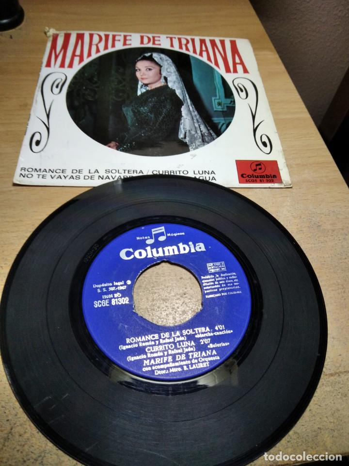 Discos de vinilo: MARIFE DE TRIANA - ROMANCE DE LA SOLTERA - EP 1967 - Foto 1