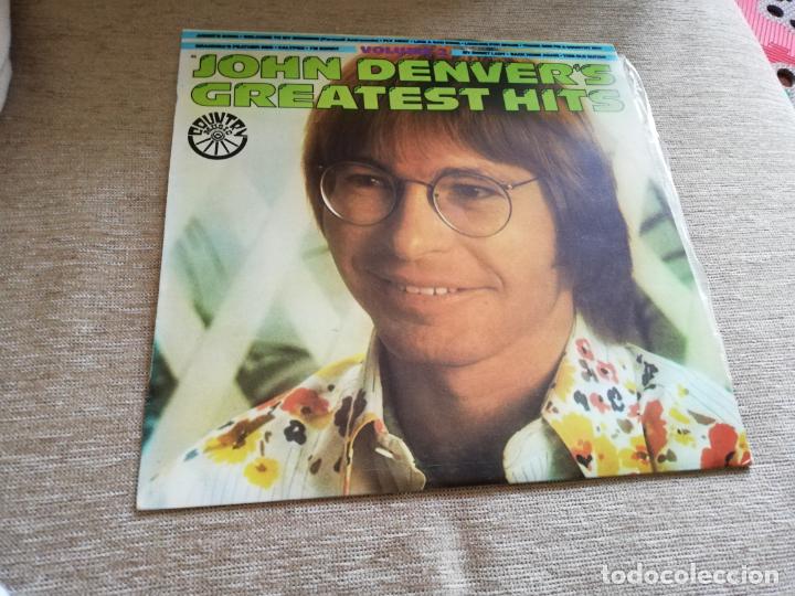 Discos de vinilo: John denvers greatest hits-lp Espa&ntilde;a 1977 - Foto 1