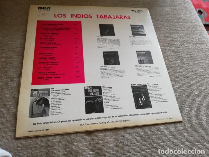 Discos de vinilo: Los indios tabajaras-lp espa&ntilde;a - Foto 2