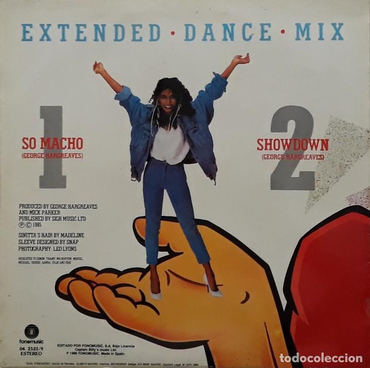 Discos de vinilo: SINITTA - SO MACHO! - Foto 2