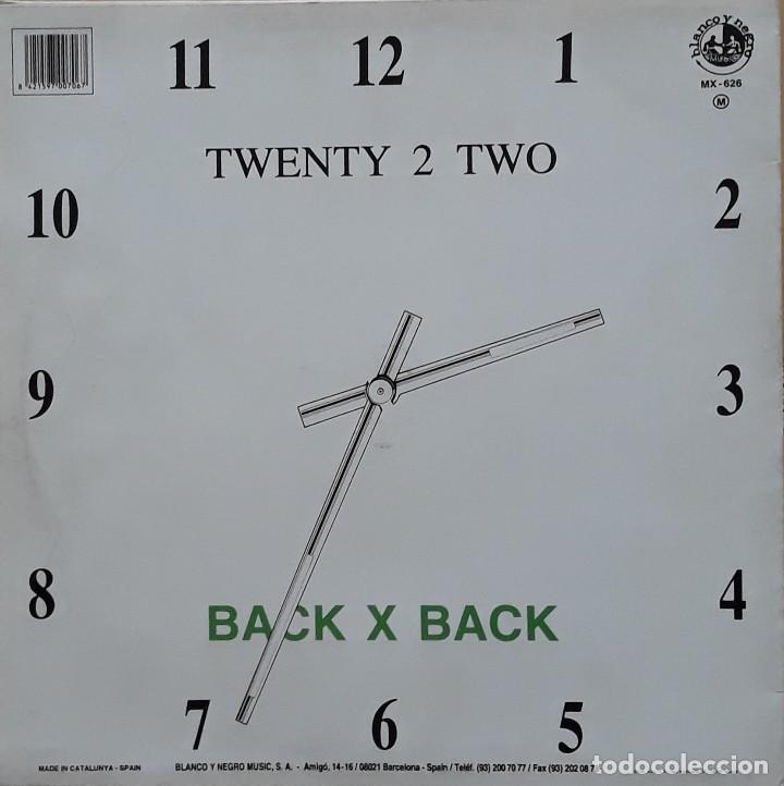 Discos de vinilo: TWENTY TO TWO - BACK FOR GOOD - Foto 2