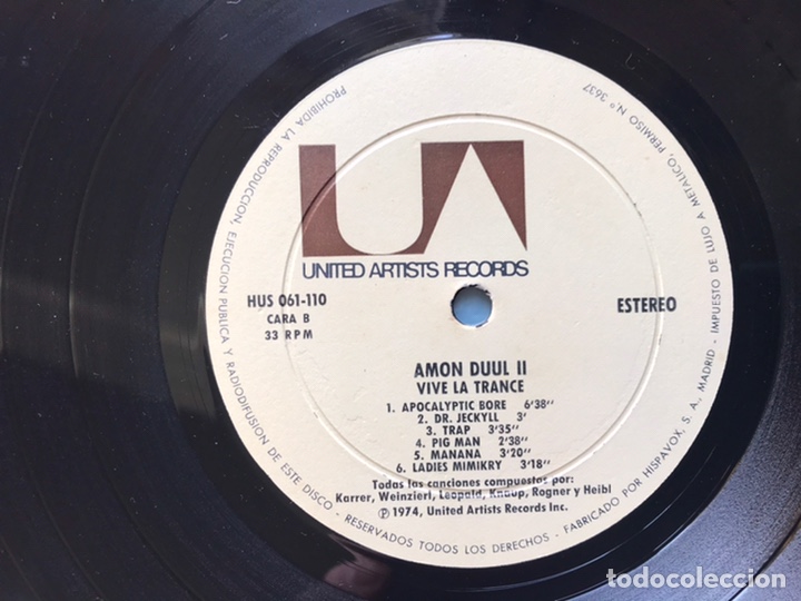 Discos de vinilo: Vive la trance. Amon D&uuml;&uuml;l II - Foto 7