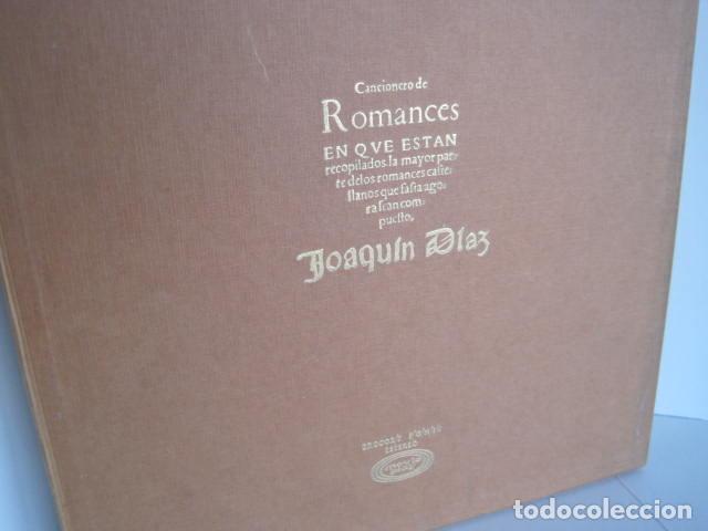 Discos de vinilo: LP CANCIONERO DE ROMANCES CASTELLANOS. JOAQUÍN DÍAZ. 52 ROMANCES EN 5 DISCOS. CON ESTUCHE. - Foto 2 - 199195757