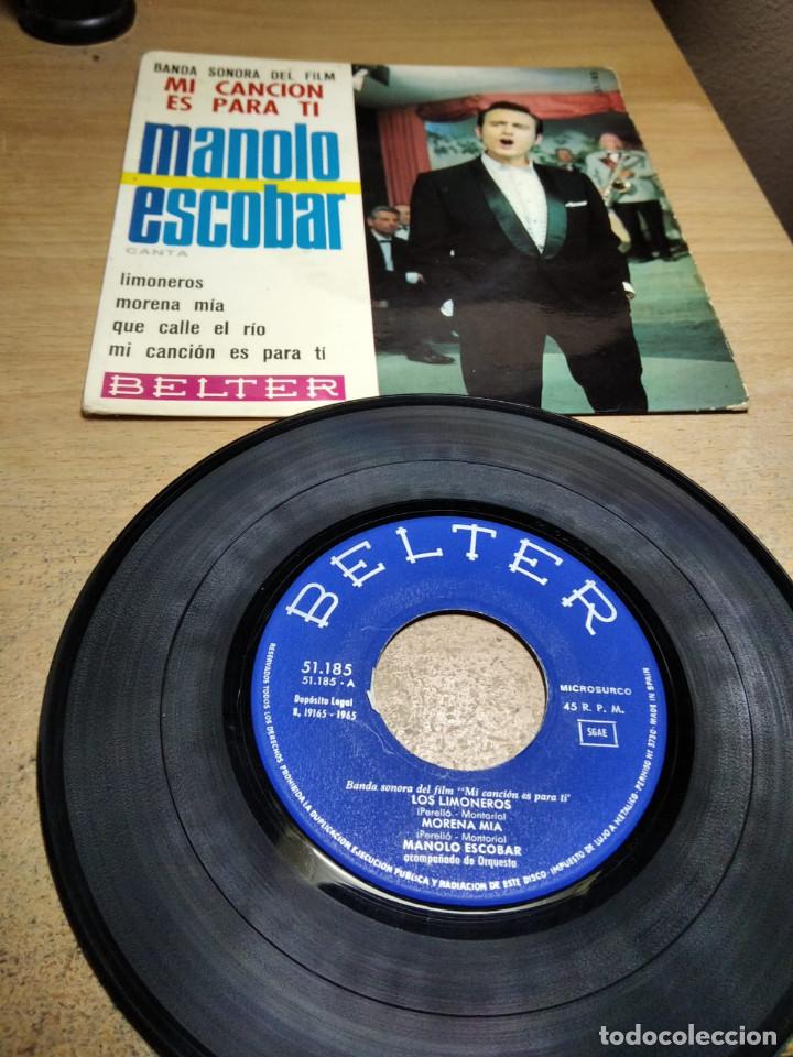 Discos de vinilo: MANOLO ESCOBAR - LOS LIMONEROS - EP 1965 - Foto 1
