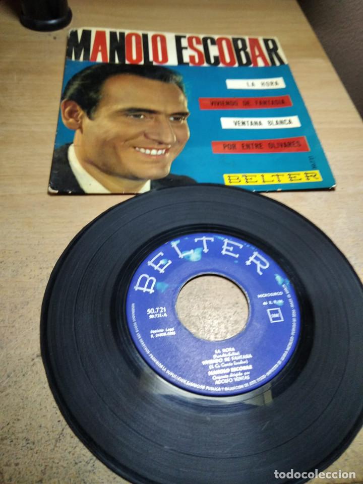 Discos de vinilo: MANOLO ESCOBAR - LA HORA - EP 1963 - Foto 1