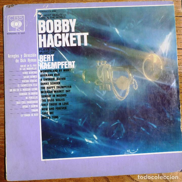 Discos de vinilo: bobby hackett plays the music bert hackett - cbs 1968 - Foto 1
