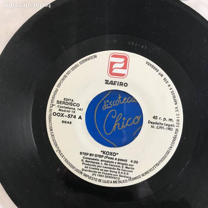 Discos de vinilo: KOXO - STEP BY STEP - SINGLE ZAFIRO 1983 - Foto 1
