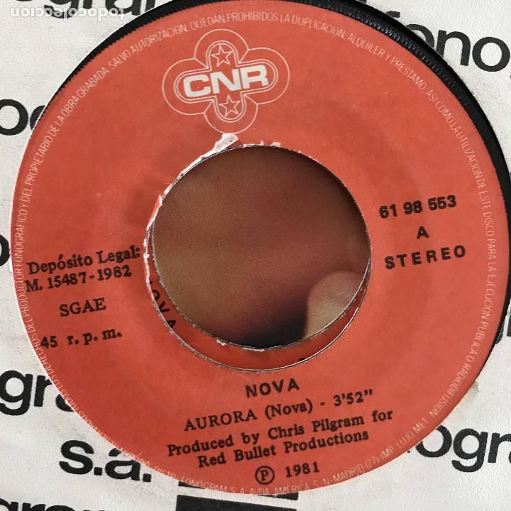 Discos de vinilo: NOVA - AURORA - SINGLE CNR SPAIN 1982 - Foto 1