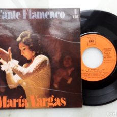Discos de vinilo: MARÍA VARGAS CANTE FLAMENCO VOL 1 EP
