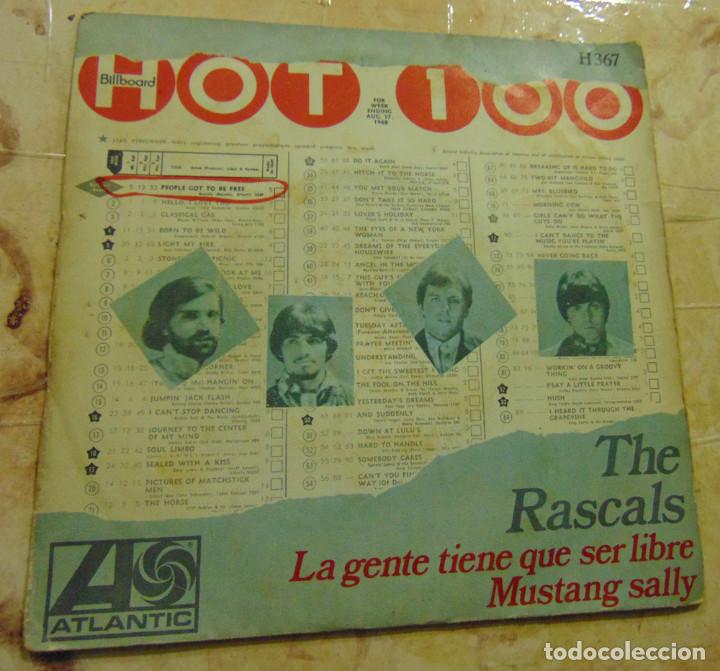 Discos de vinilo: THE RSCALS - LA GENTE TIENE QUE SER LIBRE - SINGLE 1968 - Foto 1