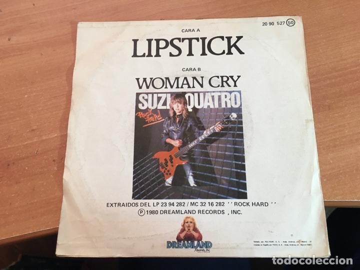Discos de vinilo: SUZI QUATRO (LIPSTICK) SINGLE ESPA&Ntilde;A 1981 - Foto 3