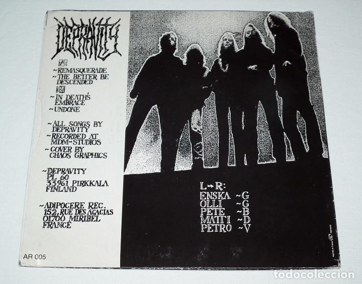 Discos de vinilo: SINGLE DEPRAVITY - REMASQUERADE - Foto 2