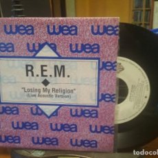 Discos de vinilo: REM LOOSING MY RELIGION - ACOUST. SINGLE SPAIN 1991 PEPETO TOP