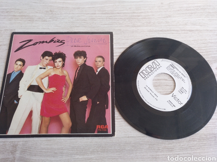 Discos de vinilo: Zombies single promo La muralla china / Ngwanengaa 1981 - Foto 1