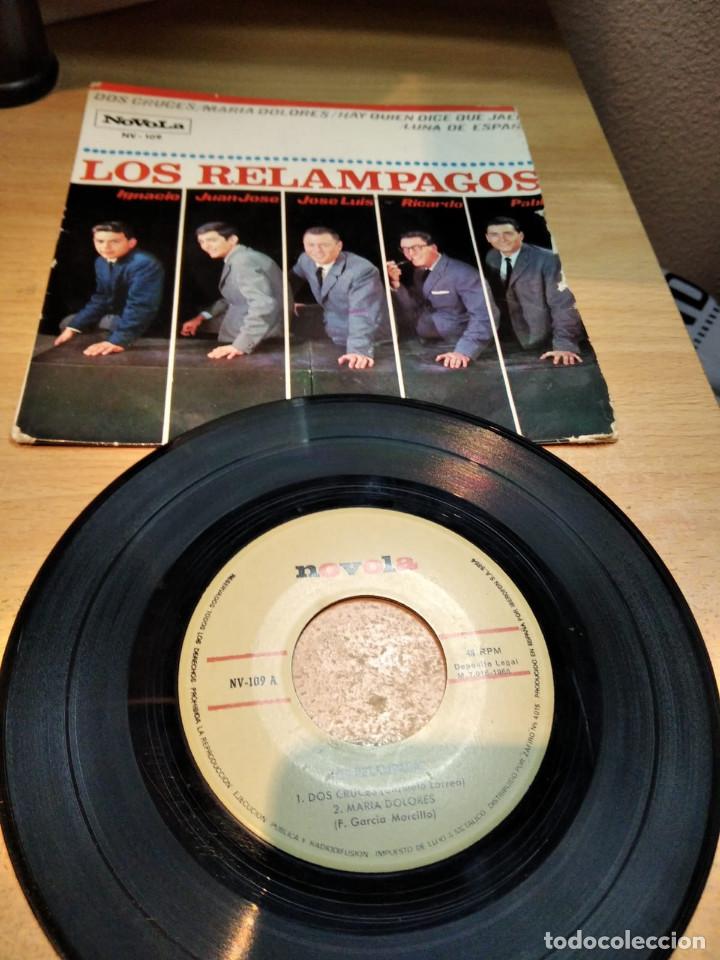 Discos de vinilo: LOS RELAMPAGOS - DOS CRUCES - EP 1965 - Foto 1