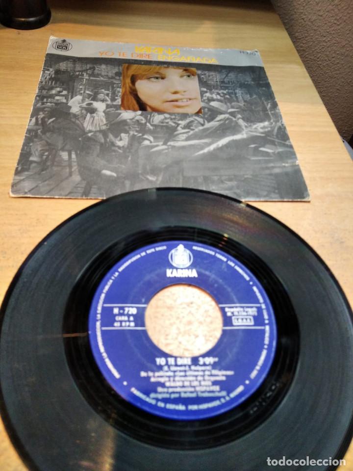 Discos de vinilo: KARINA - YO TE DIRE / ENGA&Ntilde;ADA -SINGLE1971 - Foto 1