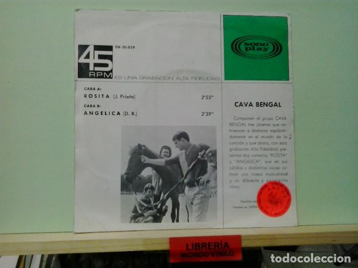 Discos de vinilo: LMV - Cava Bengal. Sonyplay, ref. SN-20.029 -- Single - Foto 2