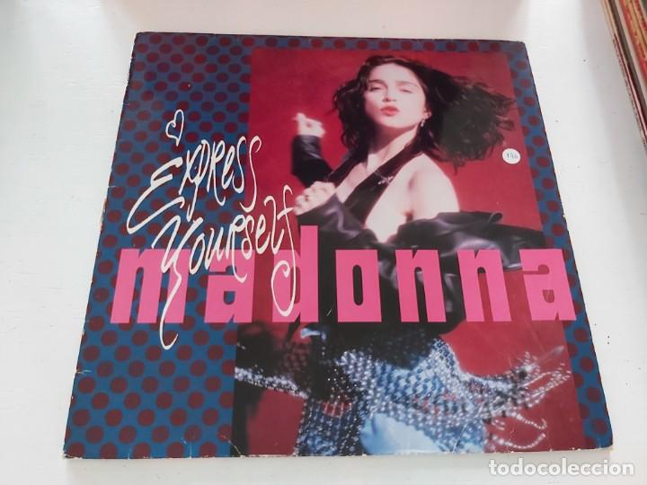 Discos de vinilo: EXPRESS YOURSELF. MADONNA. LP EN BUEN ESTADO. - Foto 1