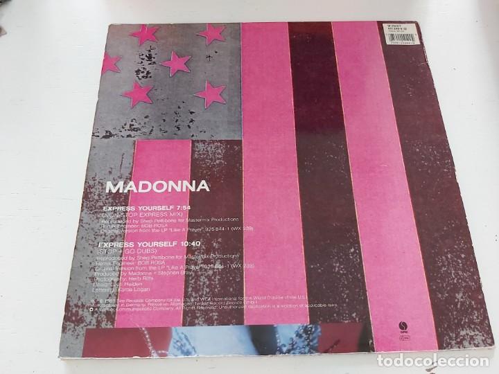 Discos de vinilo: EXPRESS YOURSELF. MADONNA. LP EN BUEN ESTADO. - Foto 2