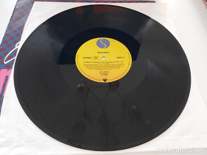 Discos de vinilo: EXPRESS YOURSELF. MADONNA. LP EN BUEN ESTADO. - Foto 3