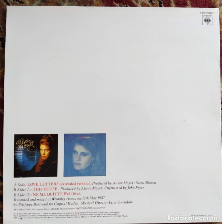 Discos de vinilo: Alison Moyet - Love Letters (12&rdquo;, Maxi) - Foto 2