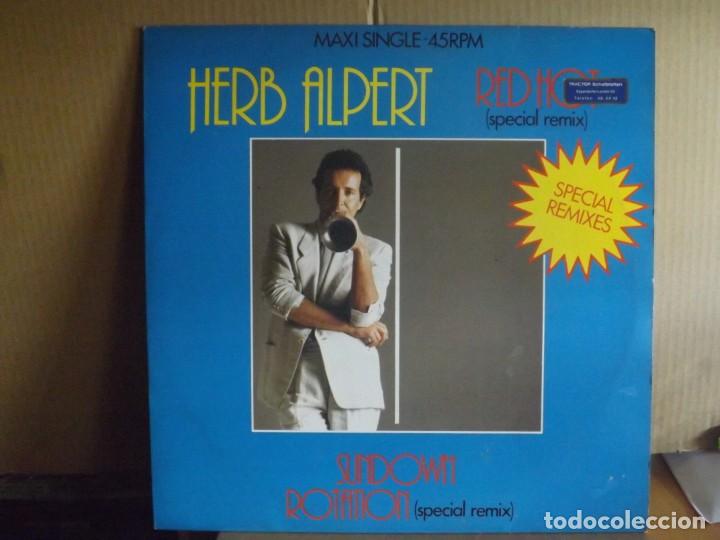 Discos de vinilo: HERB ALPERT ----- RED HOT - MAXI - Foto 1