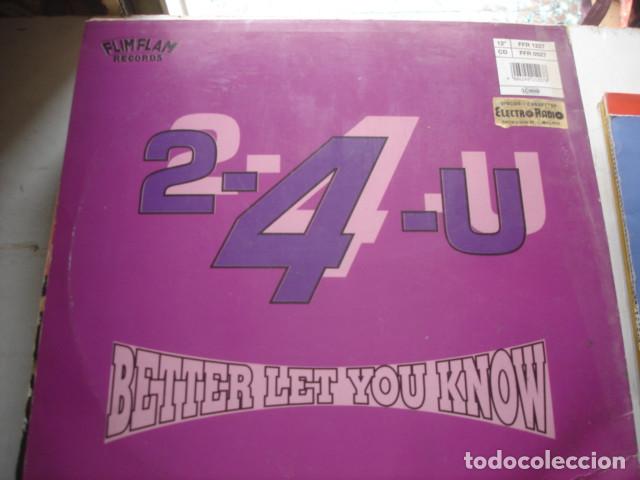 Discos de vinilo: Two 4 You &lrm;  Better Let You Know - Foto 2