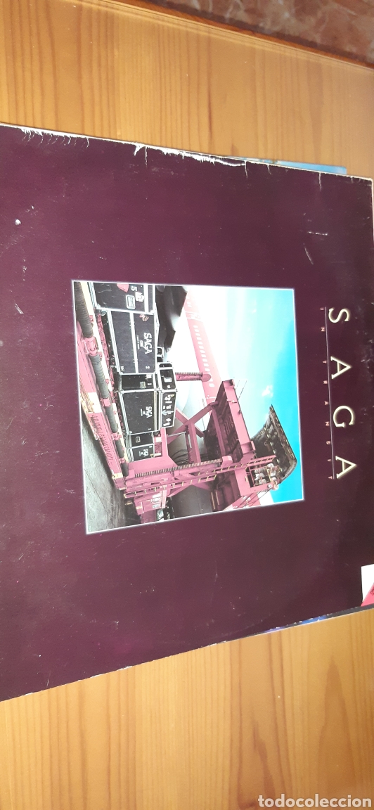 Discos de vinilo: Disco vinilo LP SAGA ,IN TRANSIT - Foto 1