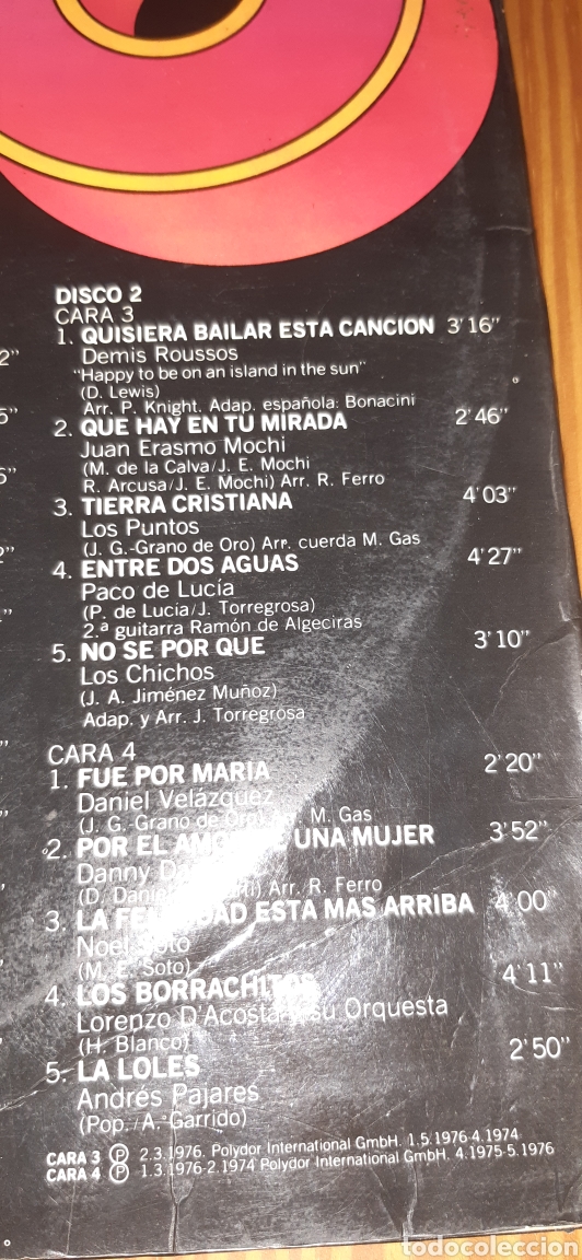 Discos de vinilo: Doble disco vinilo LOS SUPER 20 - Foto 4