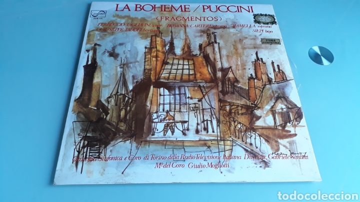 Discos de vinilo: La boheme Puccini ,fragmentos - Foto 1