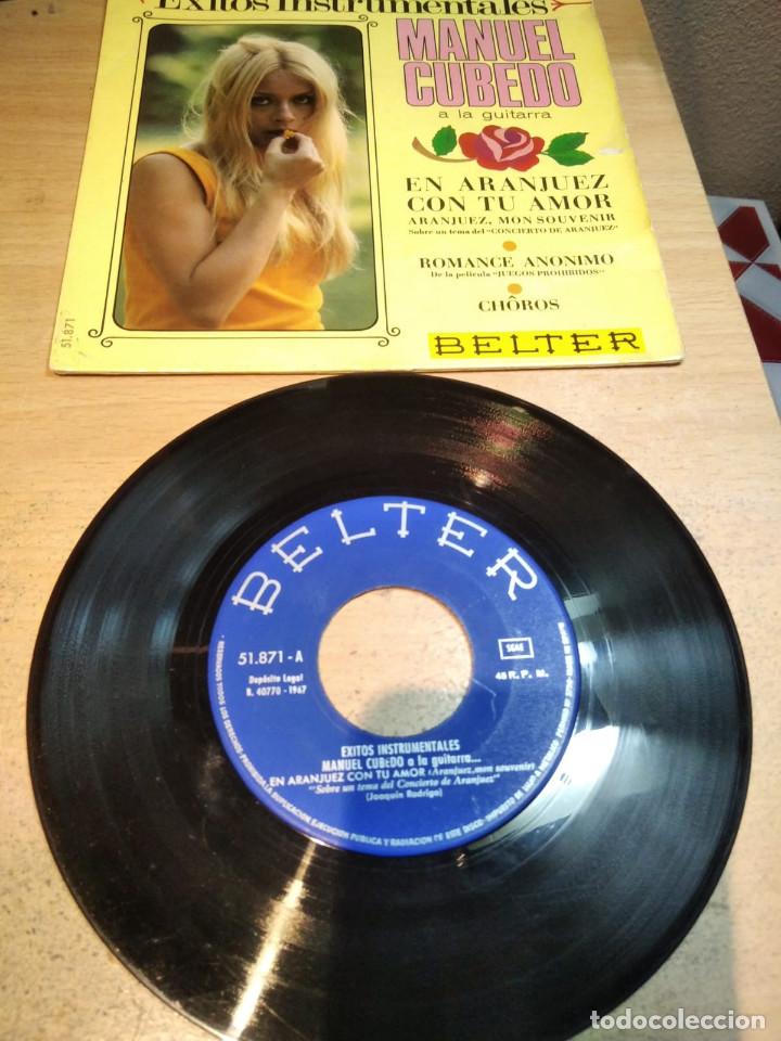 Discos de vinilo: MANUEL CUBERO - EN ARANJUEZ CON TU AMOR - EP 1967 - Foto 1